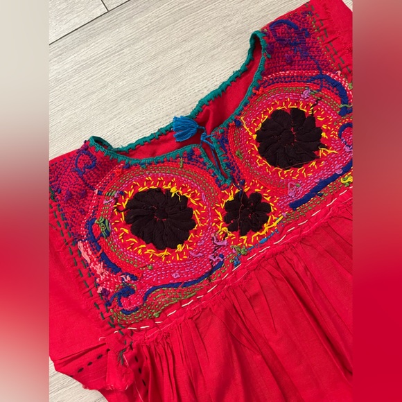 MEXICAN CRAFTS Embroidery Blouse one size - Picture 11 of 12